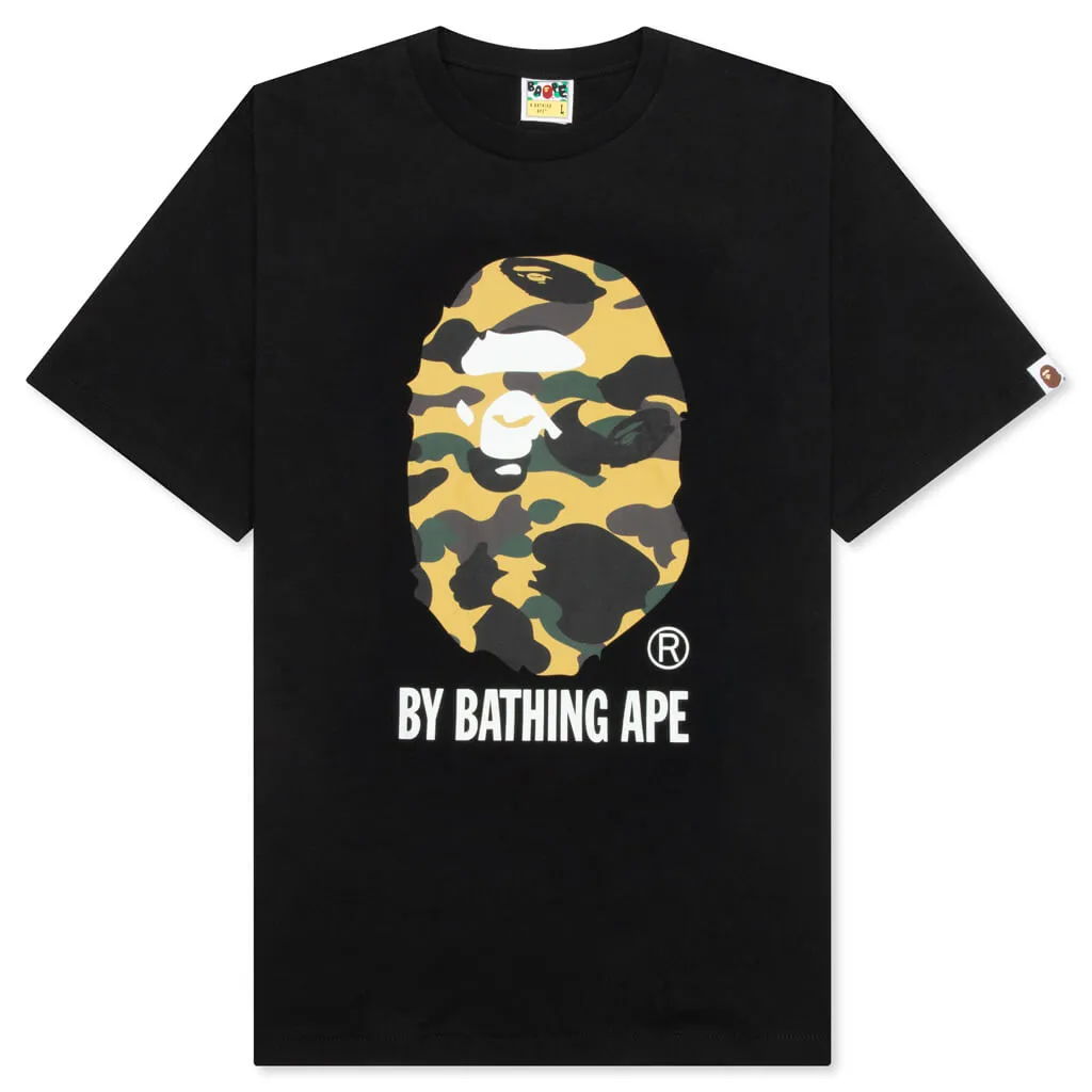 1st Camo by Bathing Ape Tee - Black/Yellow