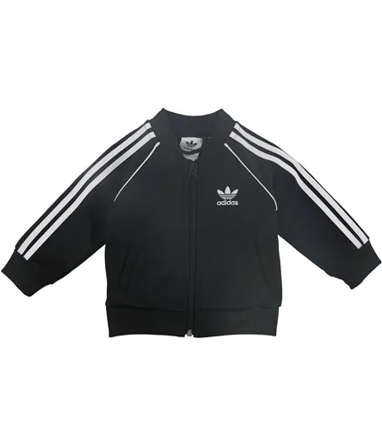 Adidas Boys Three Stripe Track Jacket