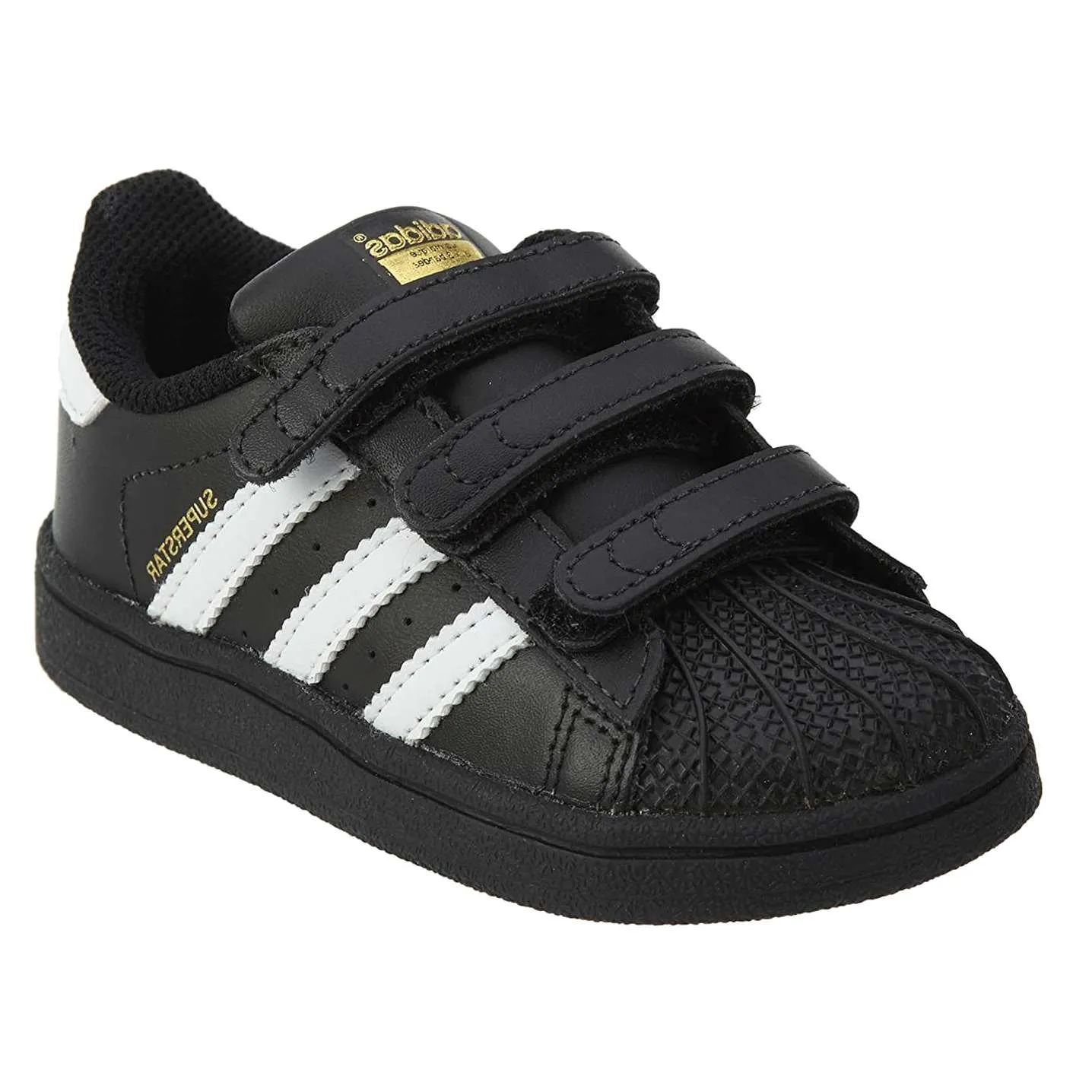 adidas Originals Infant’s Superstar Shoes – Core Black / Cloud White / Core Black