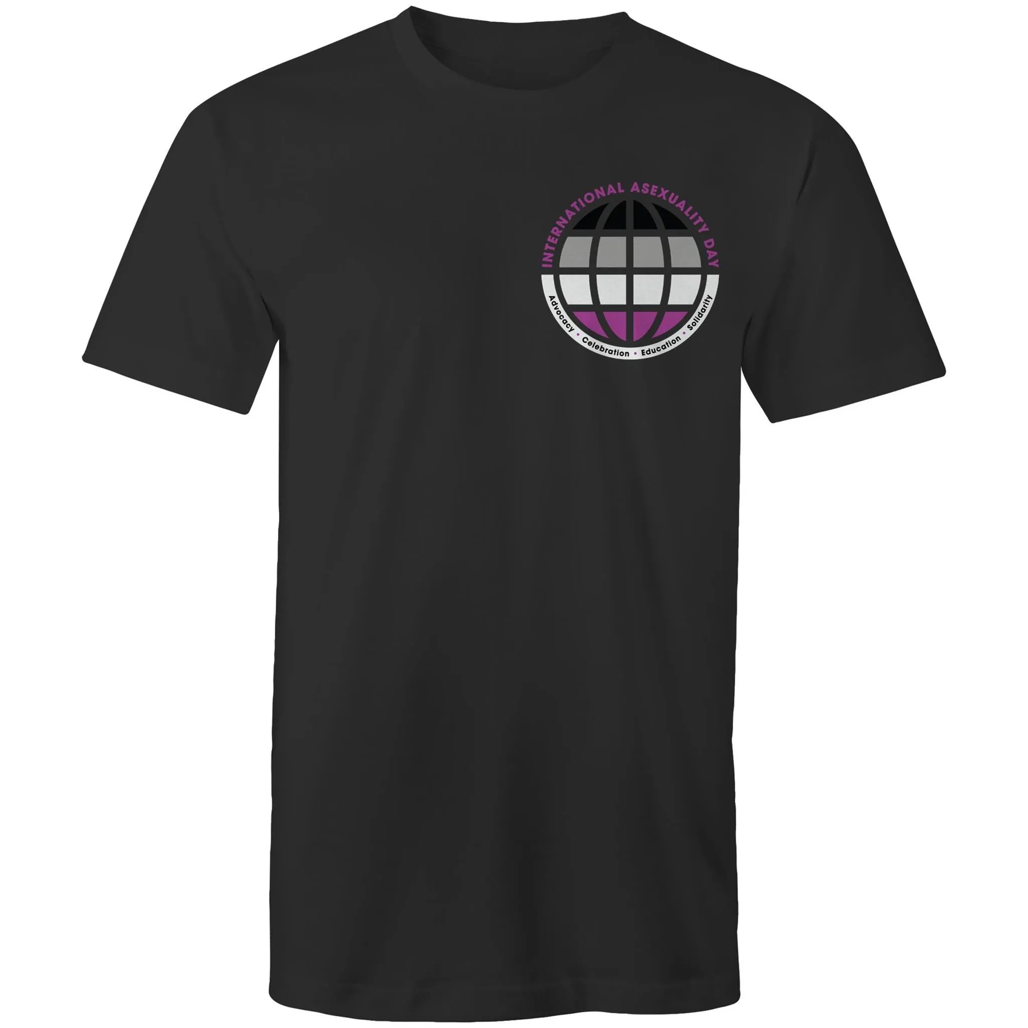 Australian Asexuals International Asexuality Day Logo Pocket T-Shirt Unisex (AS015)