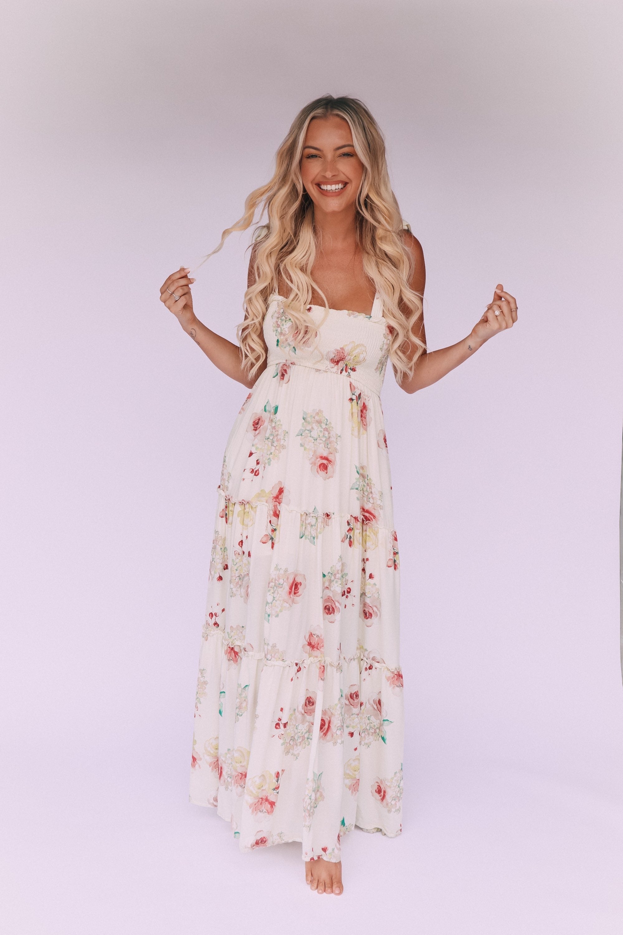 Baby Doll Maxi - Exclusive Floral Dream Print