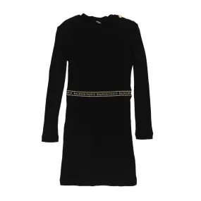 Balmain Black Balmain Knit Dress For Teen Girls