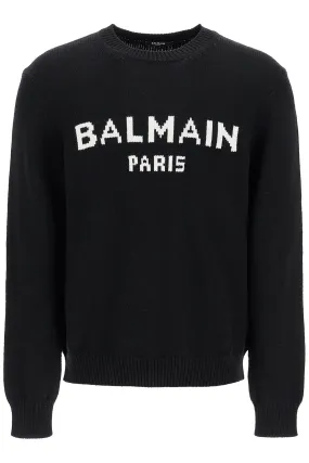 BALMAIN oversized branded sweater