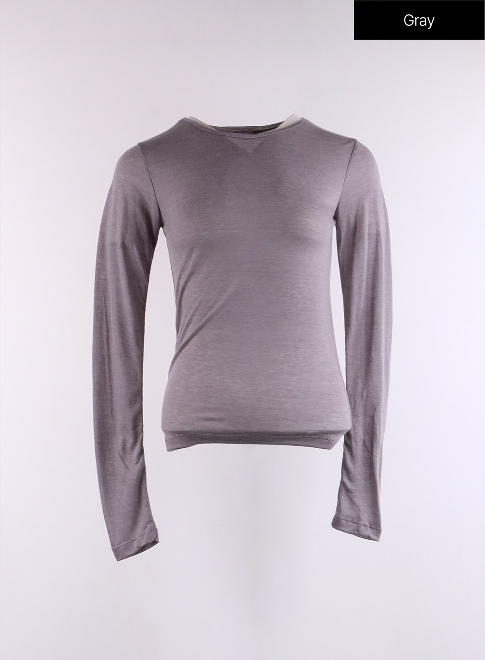 Basic Round Neck Slim Fit Top CJ431