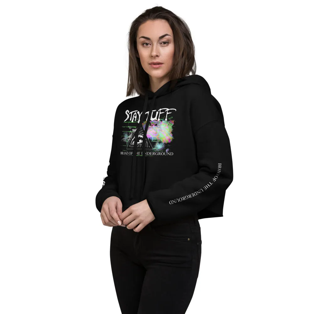 BRAIN DAMAGE (Crop Hoodie)