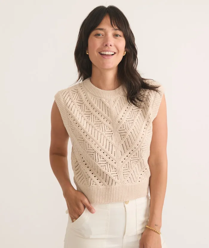 Brooke Sweater Vest - Oatmeal