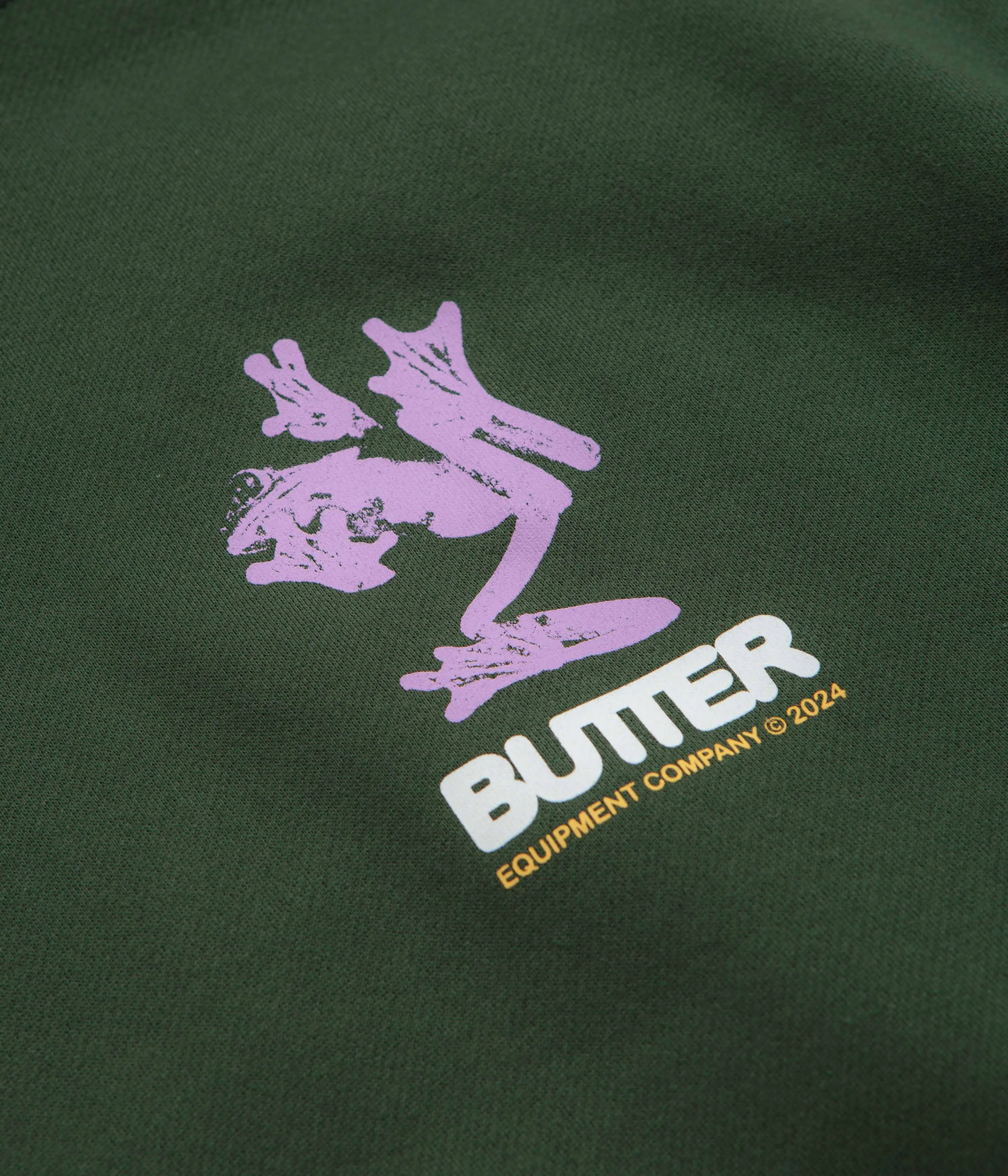 Butter Goods Amphibian Hoodie - Dark Green