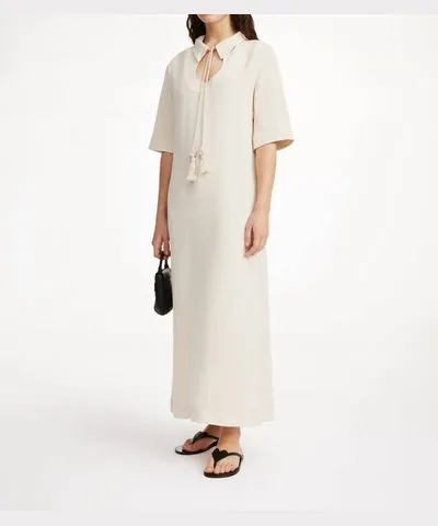 by Malene Birger Brinney Maxi Dress In Oyster