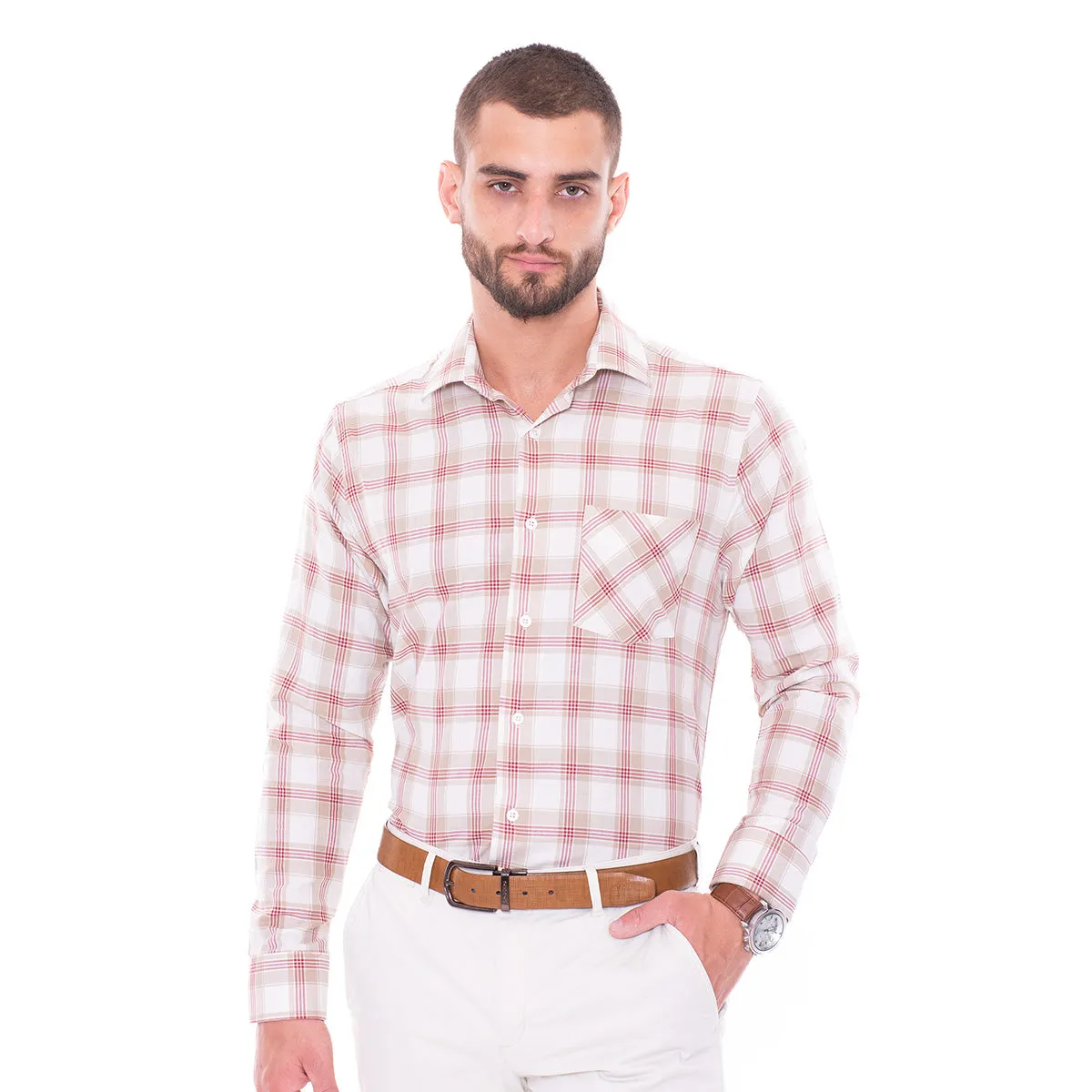 Camisa Beige Aldo Conti