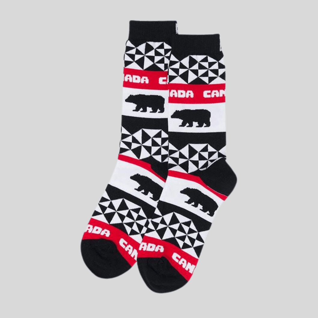 Canada Bear Unisex Crew Socks (SALE)