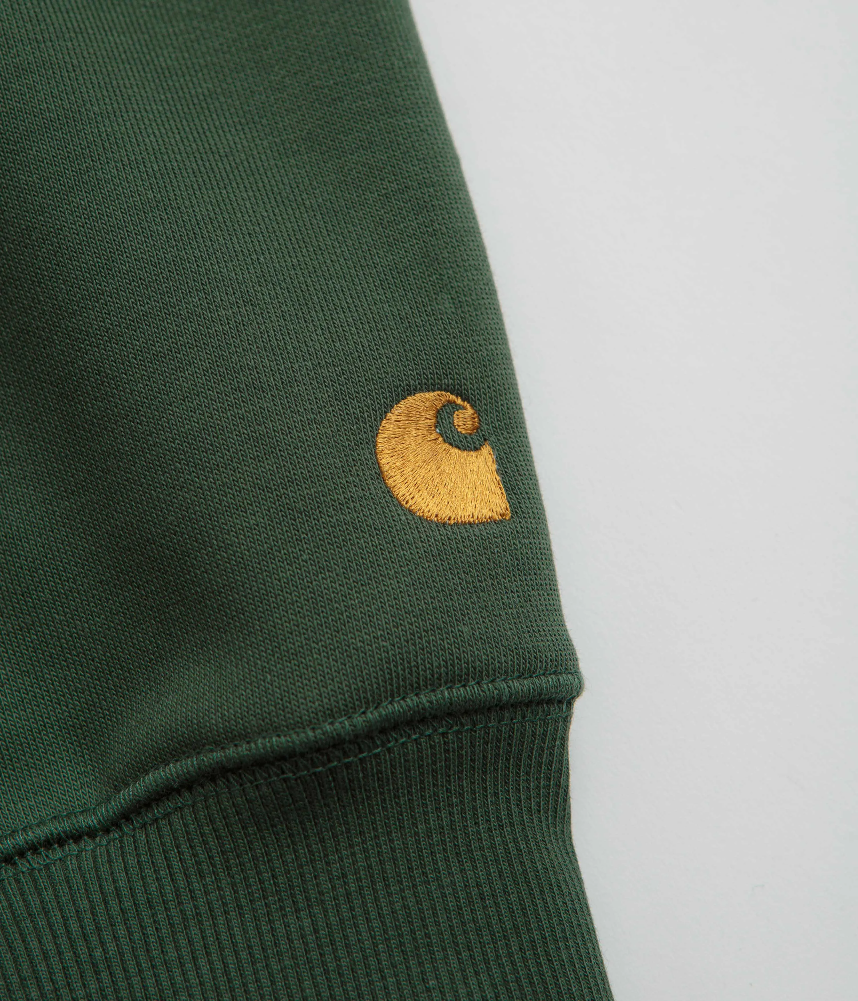 Carhartt Chase Hoodie - Sycamore Tree / Gold