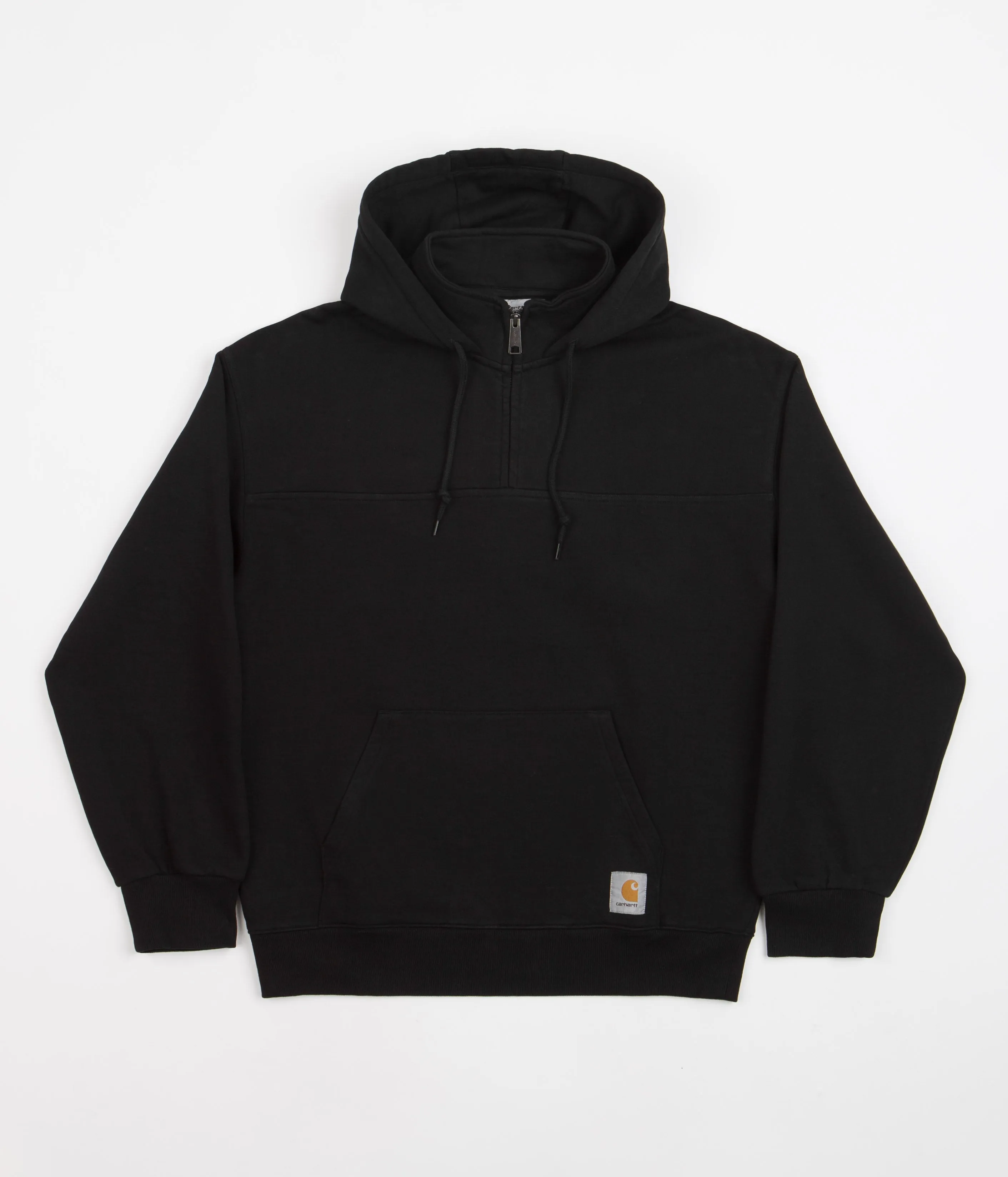 Carhartt Wade Half Zip Hoodie - Black