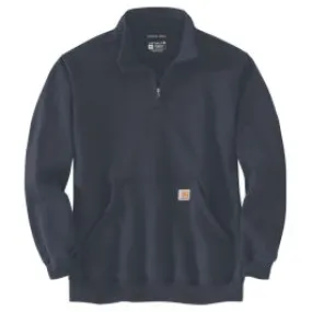 Carhartt Mens Quarter Zip Loose Fit Mock Neck Sweatshirt