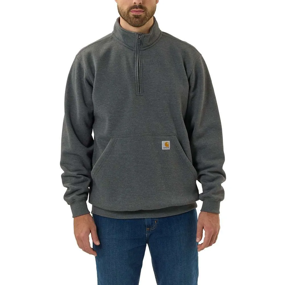 Carhartt Mens Quarter Zip Loose Fit Mock Neck Sweatshirt