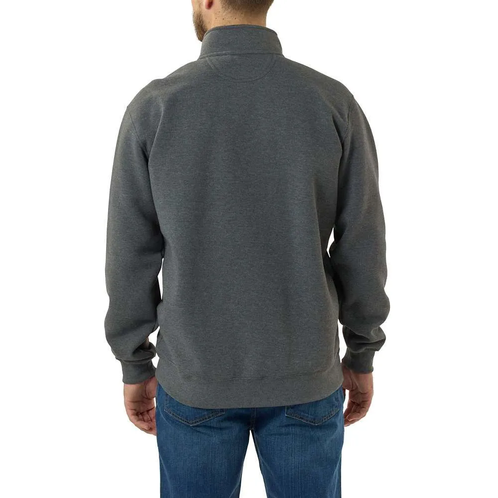 Carhartt Mens Quarter Zip Loose Fit Mock Neck Sweatshirt