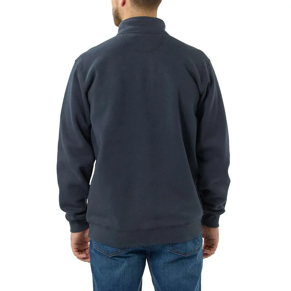 Carhartt Mens Quarter Zip Loose Fit Mock Neck Sweatshirt