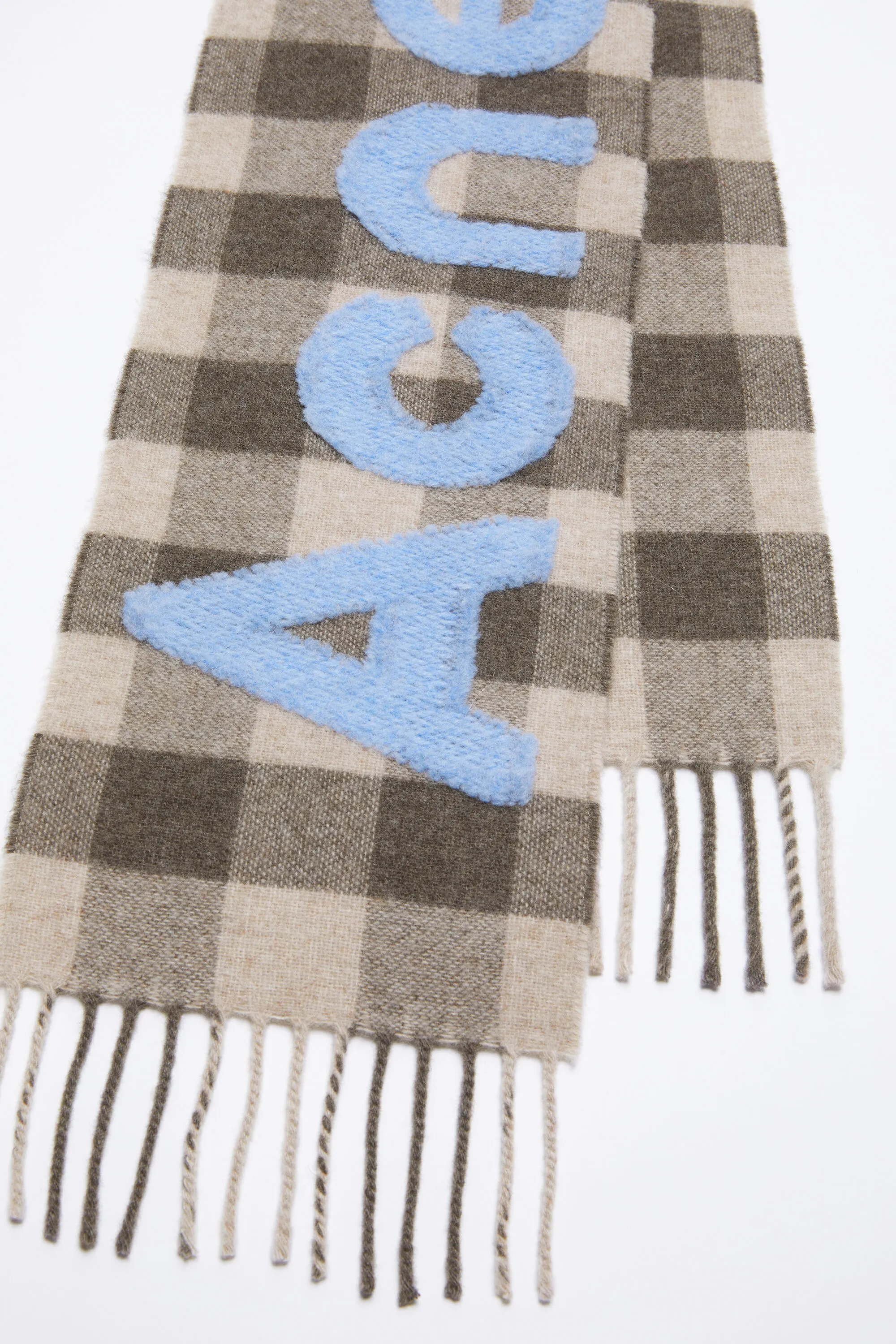 Check logo scarf - Narrow