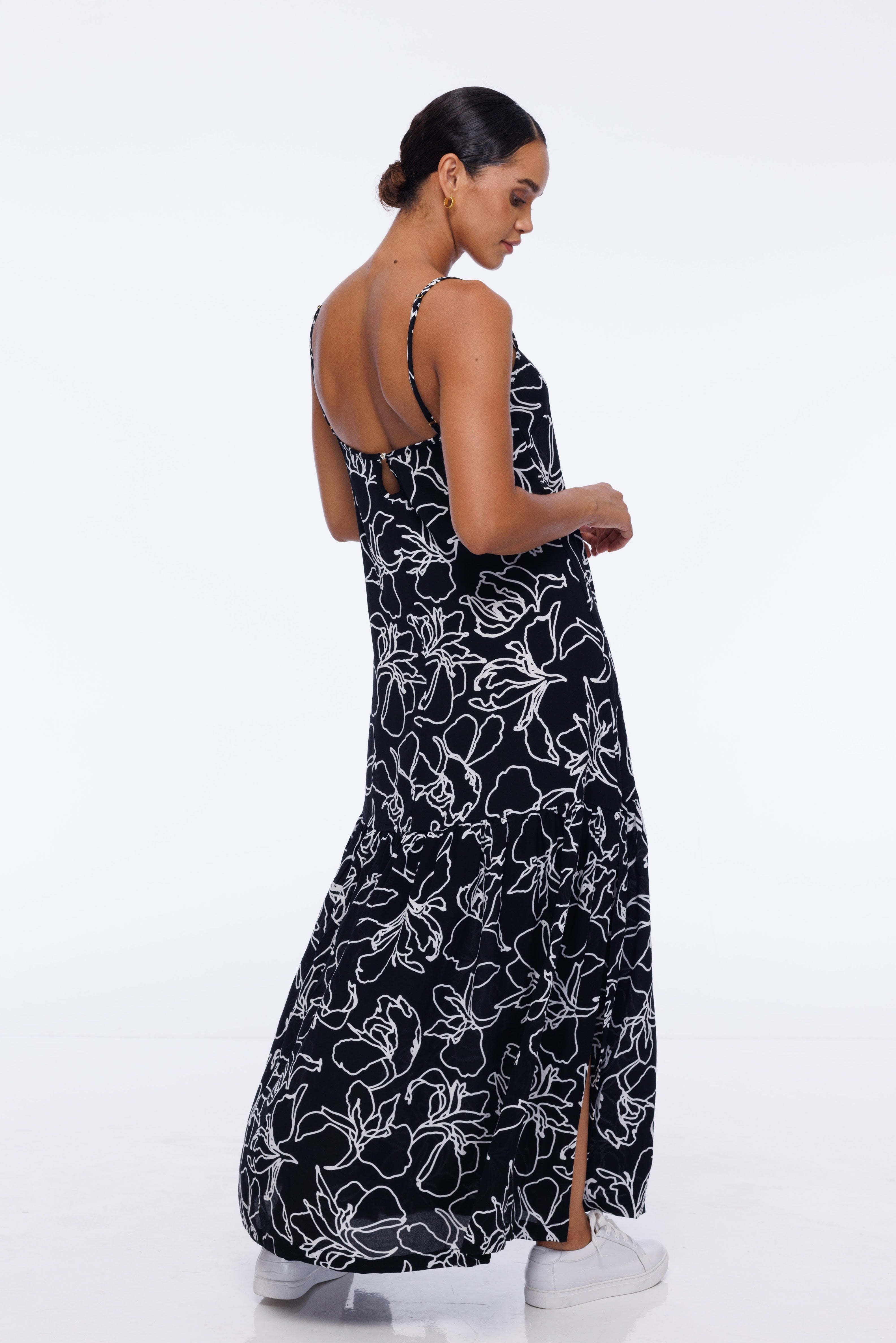 Dallas Maxi - Exclusive Black/White Print