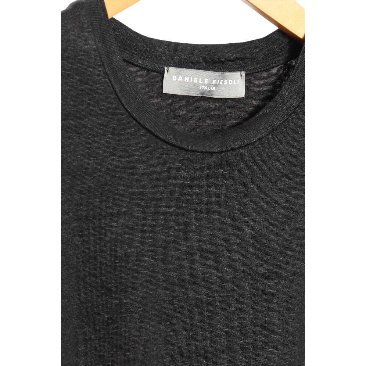 Daniele Fiesoli Linen Tee DF 7060 13 nero