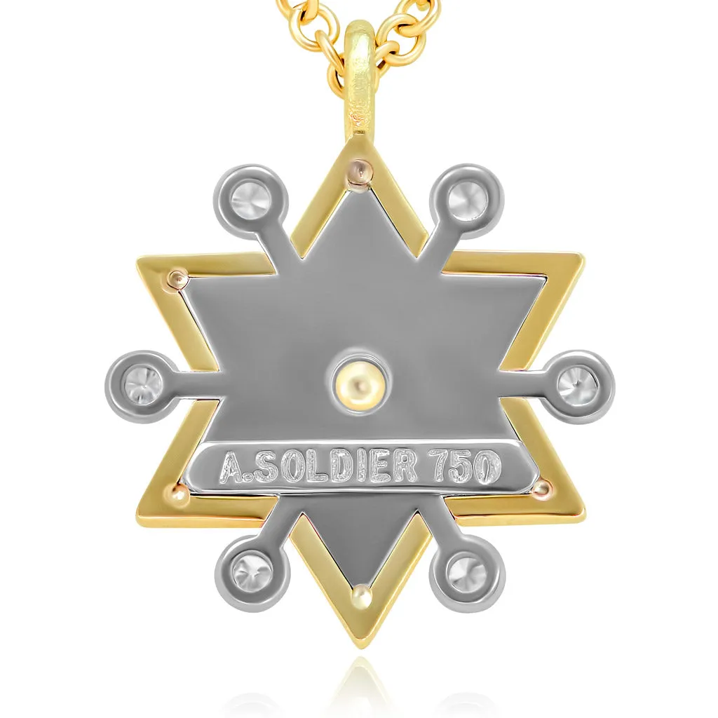 Diamond Star Of David Pendant/Necklace