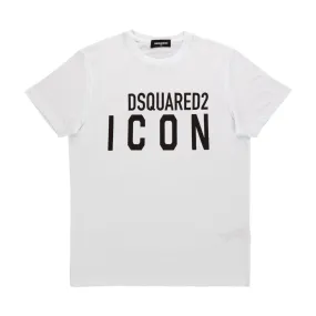 Dsquared2 White Unisex T-Shirt With Logo