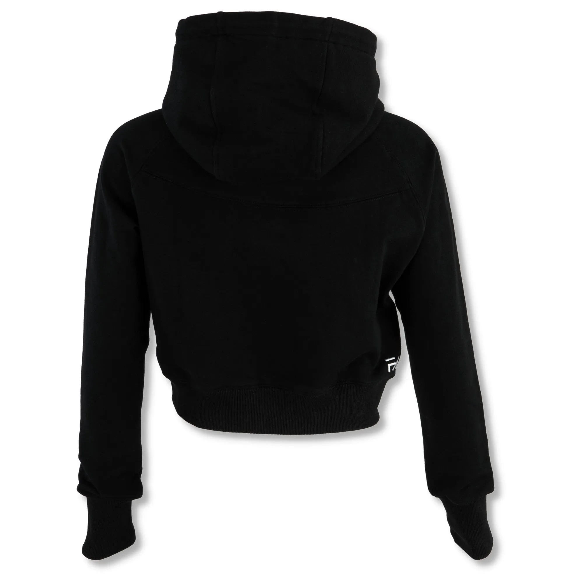 Foundation Crop Hoodie Black