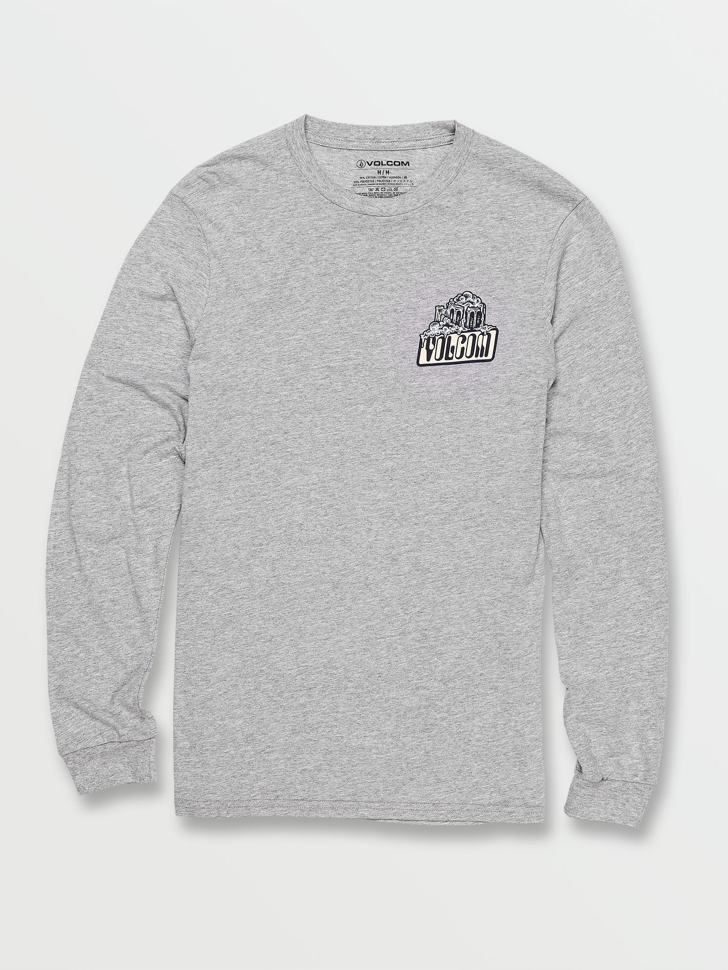 Frothy Days Long Sleeve Tee - Black