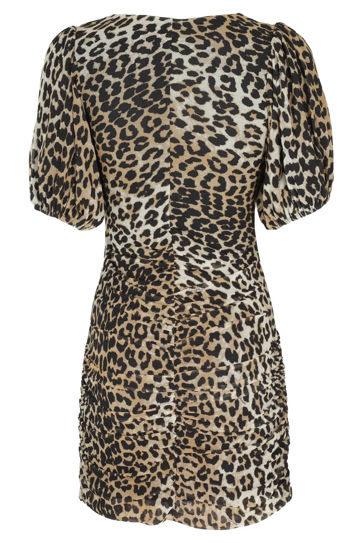 Ganni Leopard Print Dress