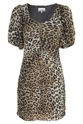 Ganni Leopard Print Dress