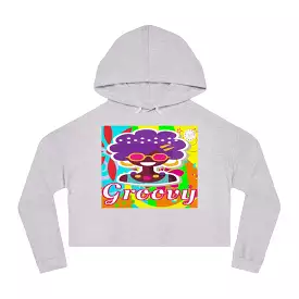 Groovy Hippie Cropped Hoodie