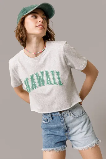 Hawaii Cropped Tee