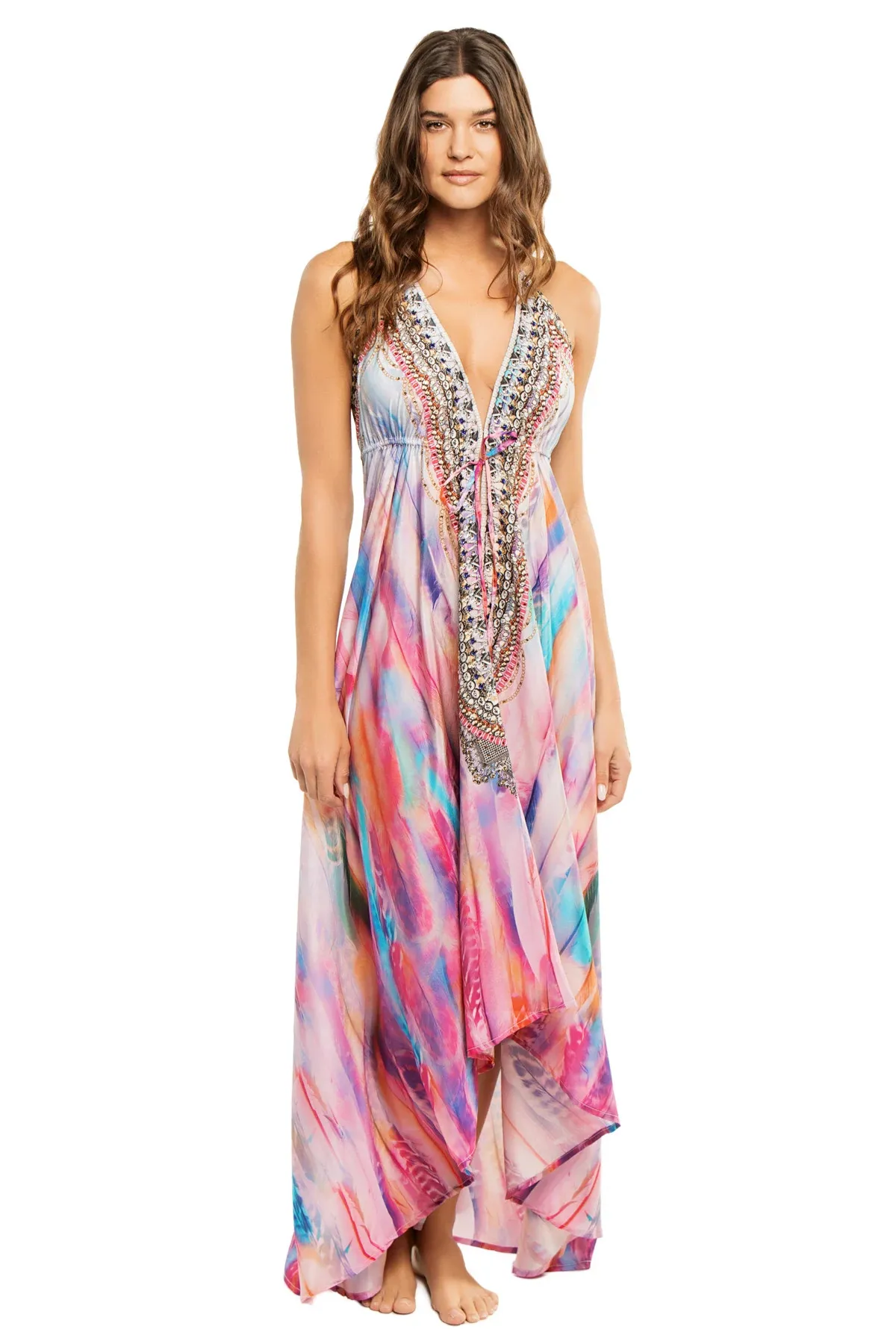 Hi-Low Maxi Dress