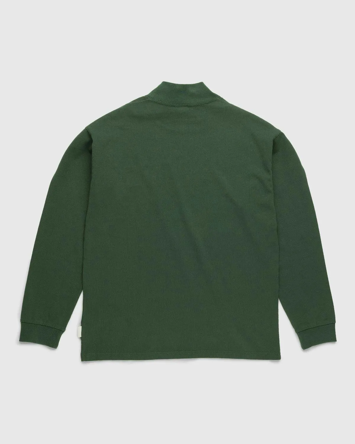 Highsnobiety – Heavy Logo Staples Mock Neck Campus Green | Highsnobiety Shop