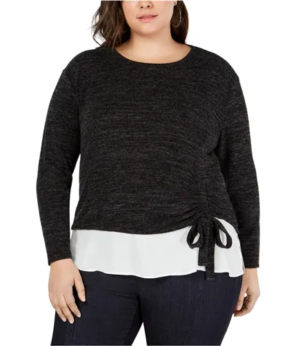 I-N-C Womens Layered Look Pullover Sweater, TW1