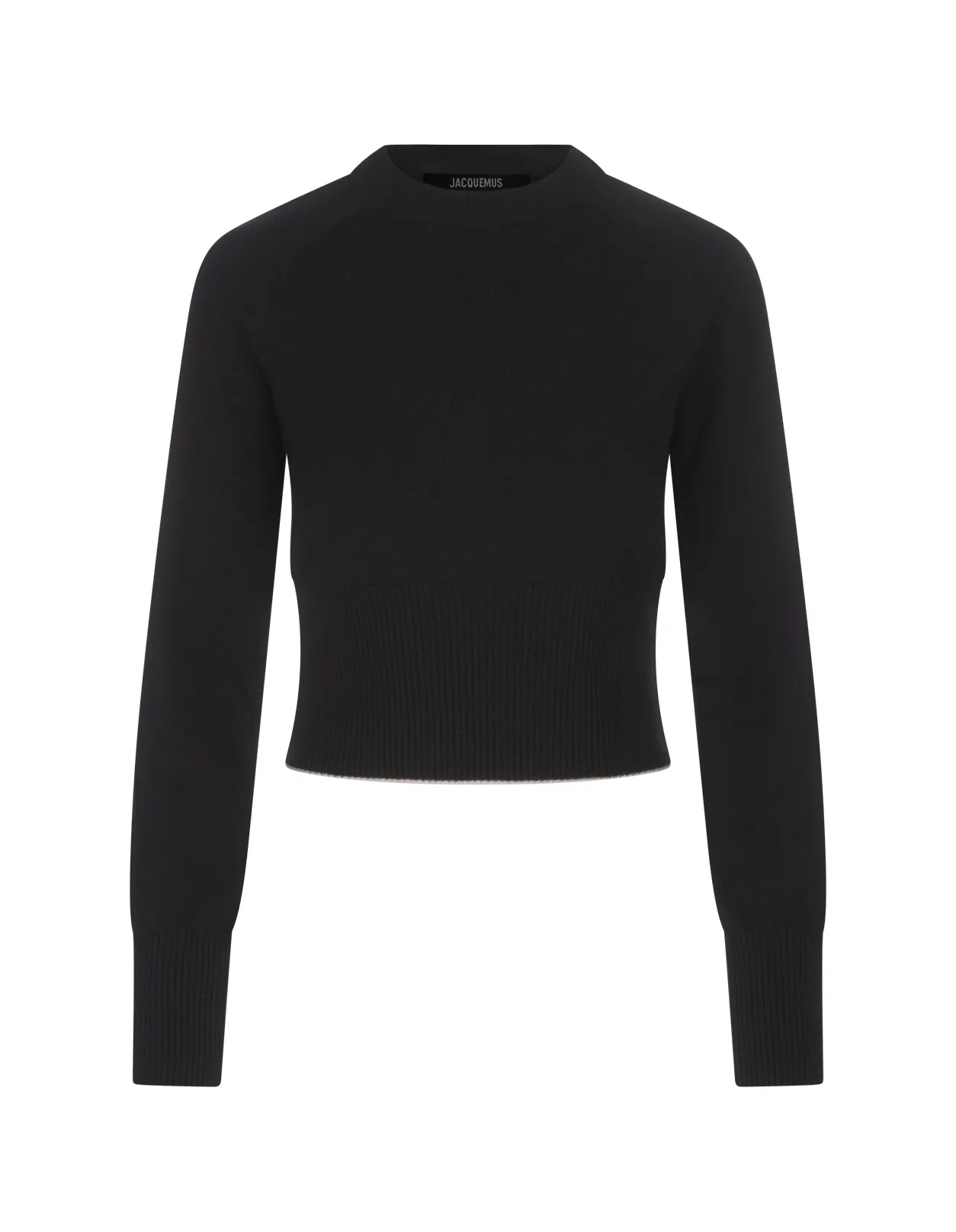 JACQUEMUS Black La Maille Soglia Sweater