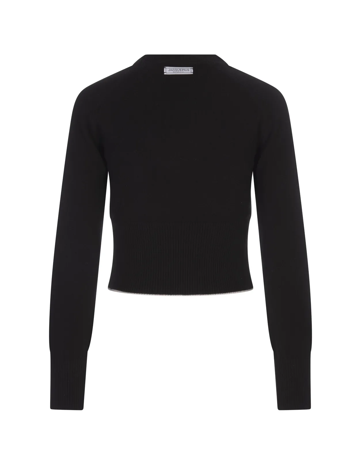 JACQUEMUS Black La Maille Soglia Sweater