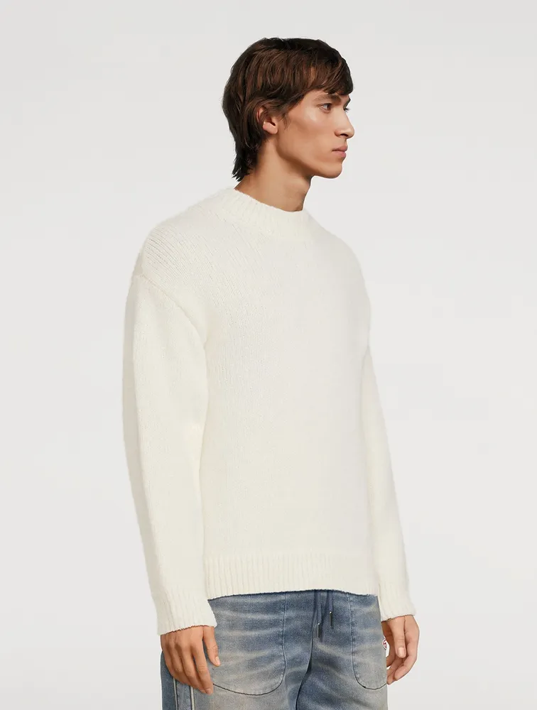 JACQUEMUS La Maille Pavane Jacquard Logo Sweater