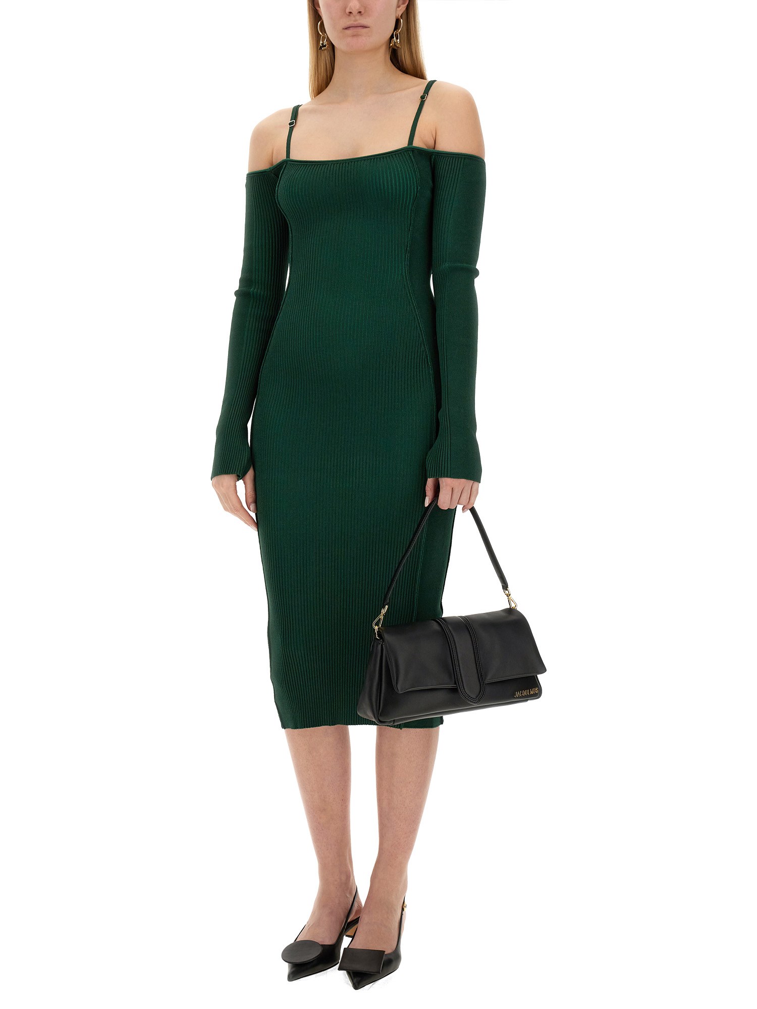 JACQUEMUS    VISCOSE KNIT SIERRA DRESS