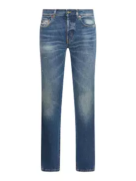 JEANS SLIM FIT IN DENIM BLU DEAUVILLE