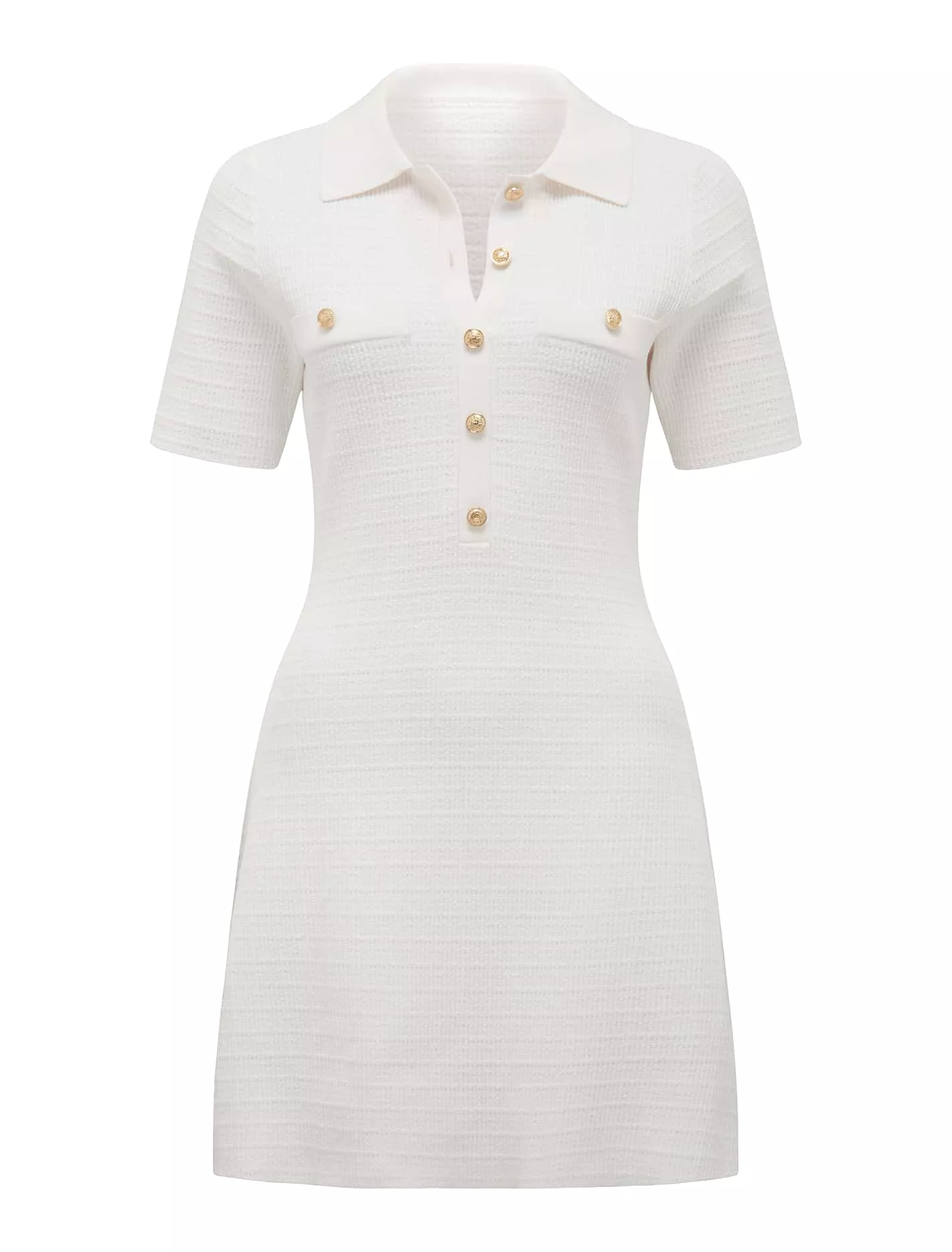 Kathy Textured Mini Knit Dress