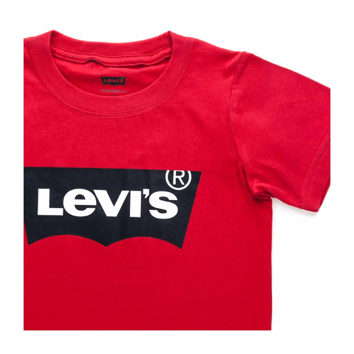 Levi's Unisex Red T-Shirt With Logo Print