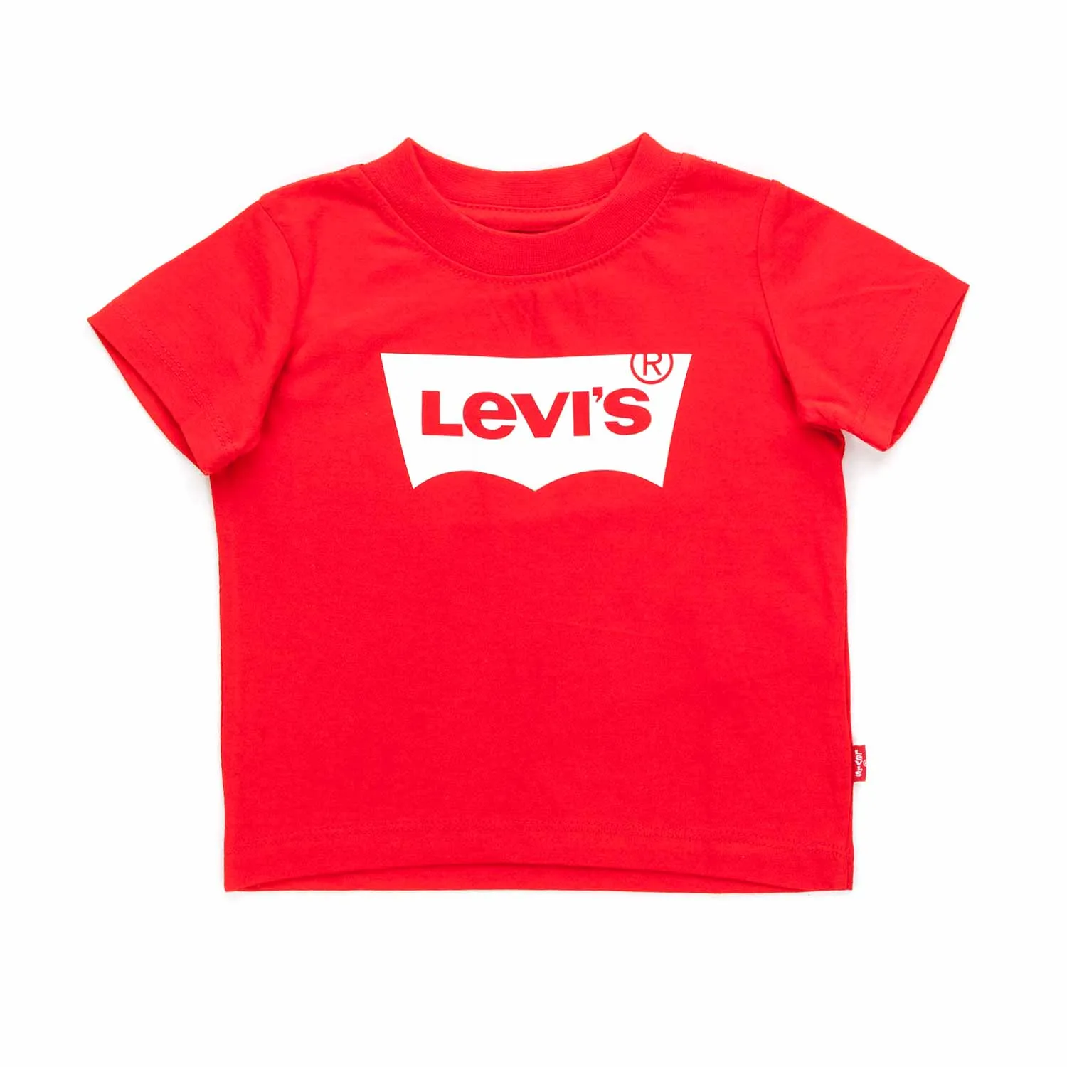 Levi's Unisex Red T-Shirt With White Logo For Baby