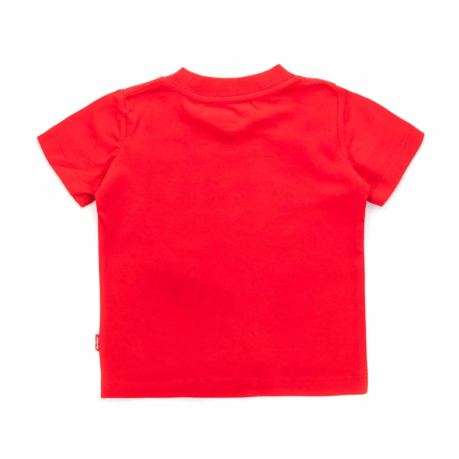 Levi's Unisex Red T-Shirt With White Logo For Baby