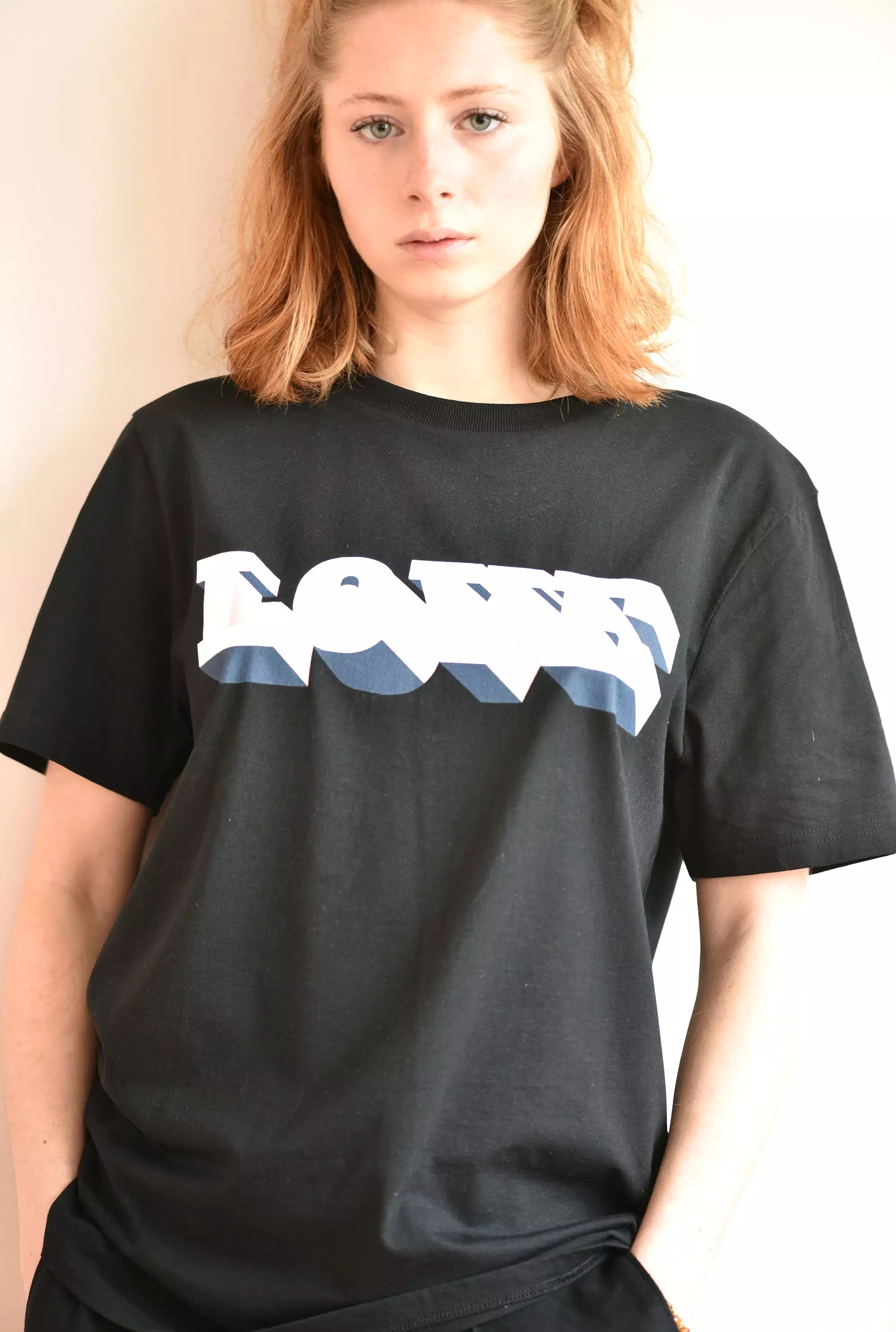 LOVE BLACK CLASSIC UNISEX FIT T-SHIRT