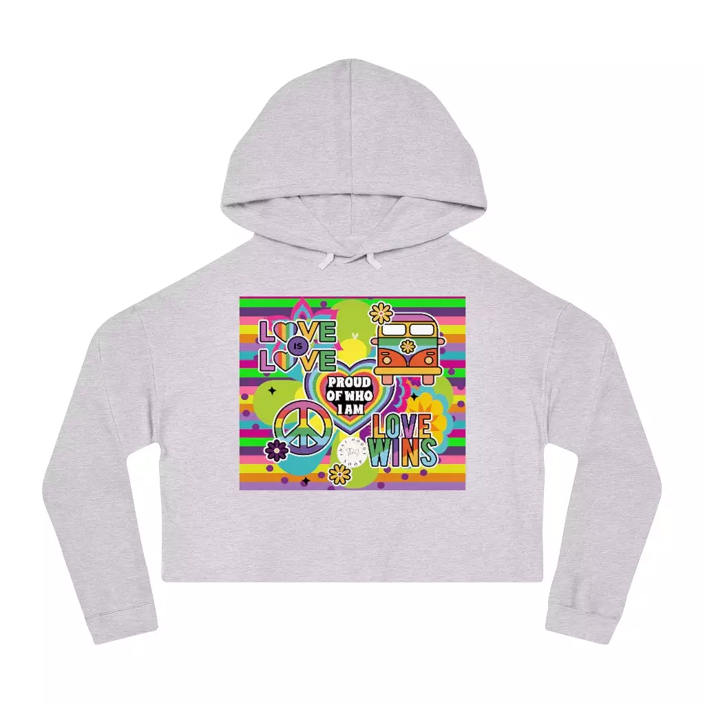 Love is Love Cropped Hoodie