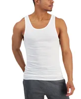 Macy's Alfani Men's 4-Pk. Regular-Fit Solid Tanks, Created for Macy's