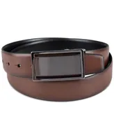 Macy's Alfani Men's Reversible Cut-Out Plaque Belt, Created for Macy's