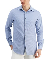 Macy's Alfani Men's Slim-Fit Dobby Dress Shirt