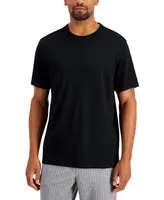 Macy's Alfani Men's Solid Supima Blend Crewneck T-Shirt, Created for Macy's