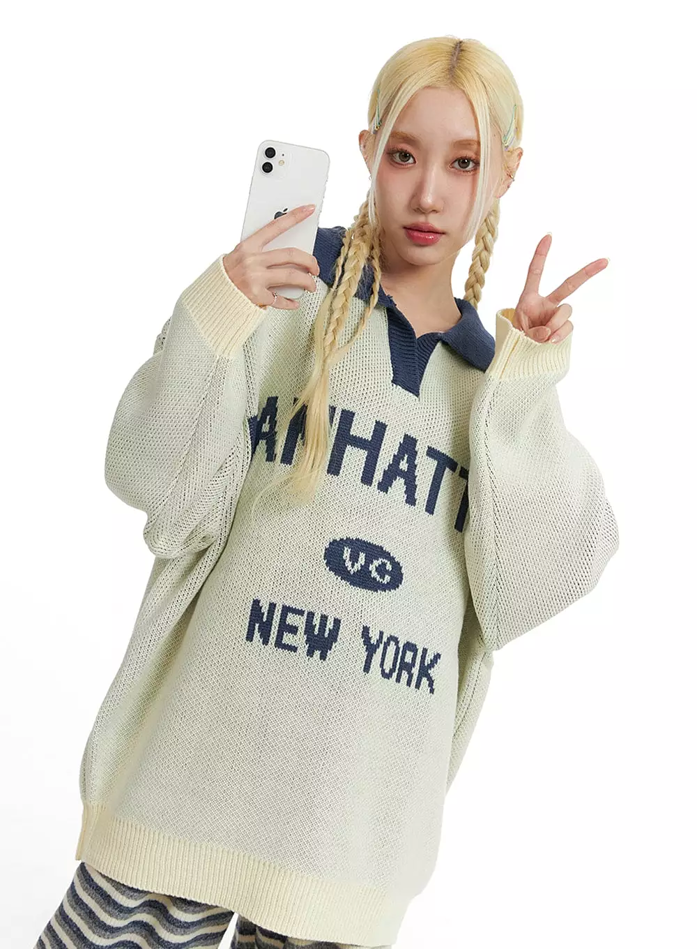 Manhattan Oversized Knit Sweater IF408